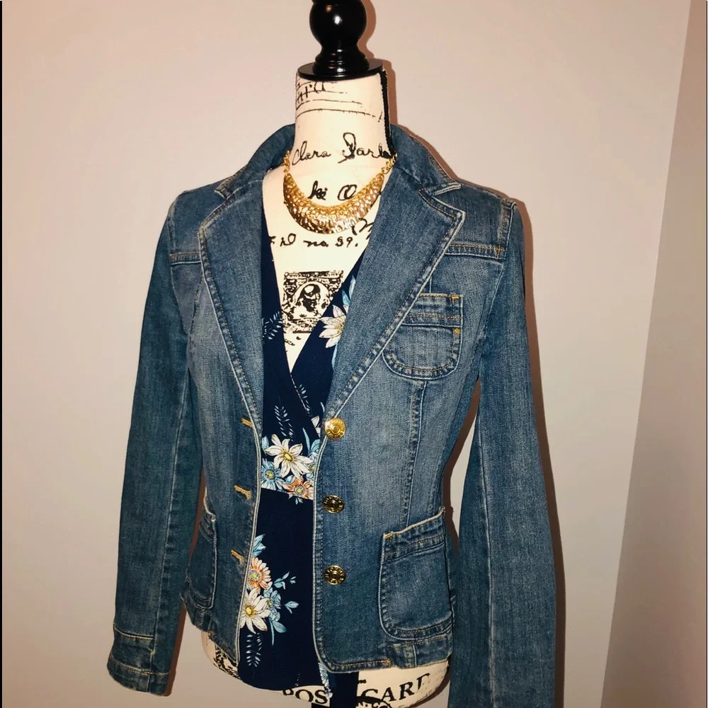 Tommy Hilfiger Denim Jacket size 4 - Picture 3 of 6